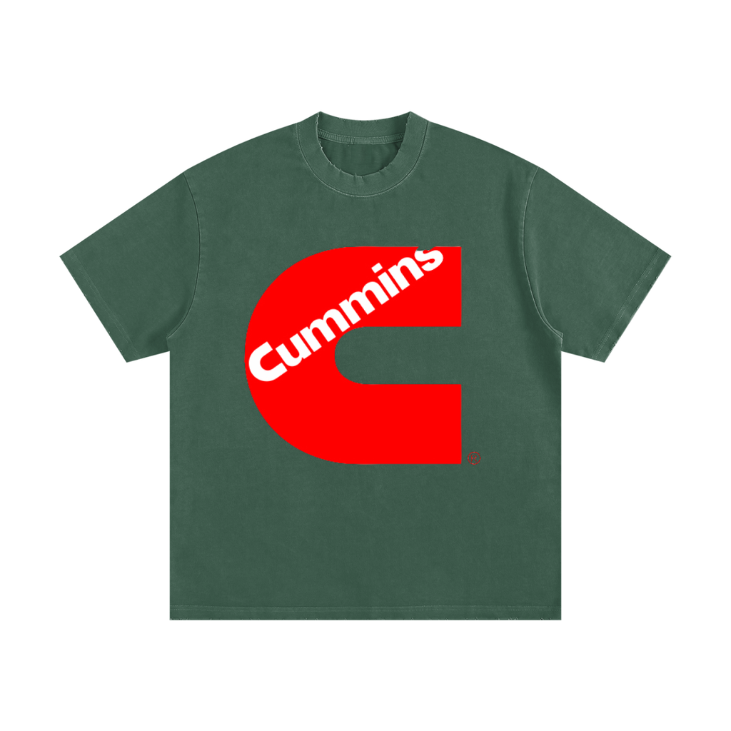 Heavyweight Vintage Washed Frayed T-Shirt