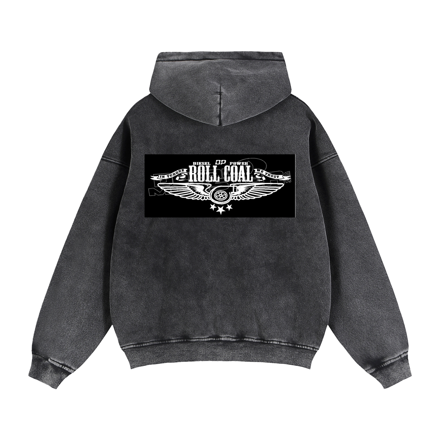 Zip-Through Boxy Fleece Hoodie