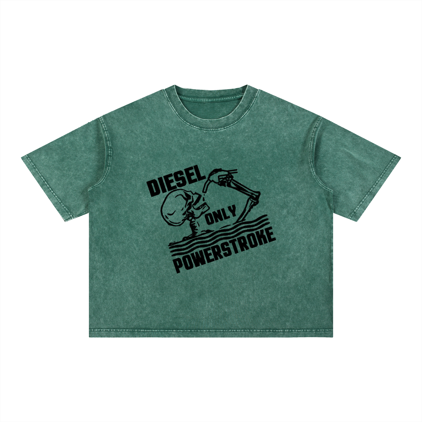 Mineral Wash Boxy Cotton T-Shirt