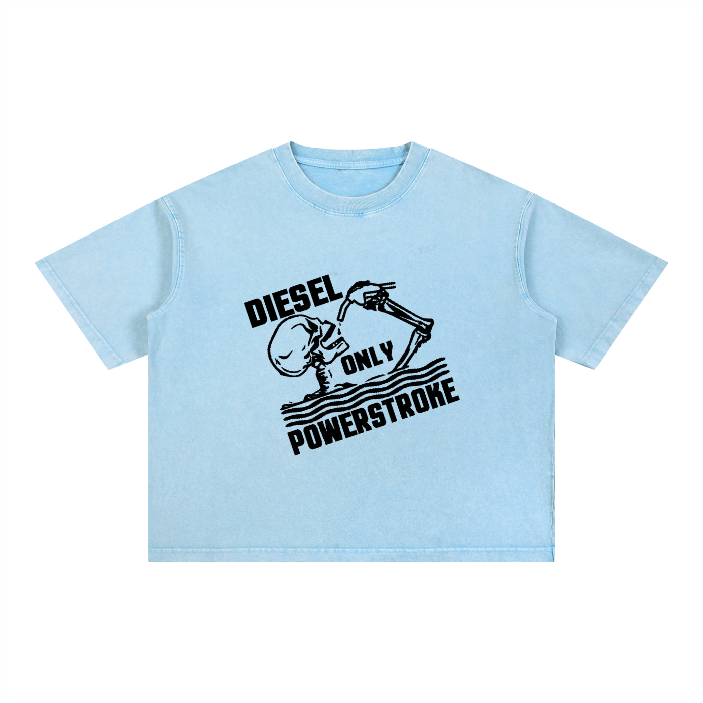 Mineral Wash Boxy Cotton T-Shirt