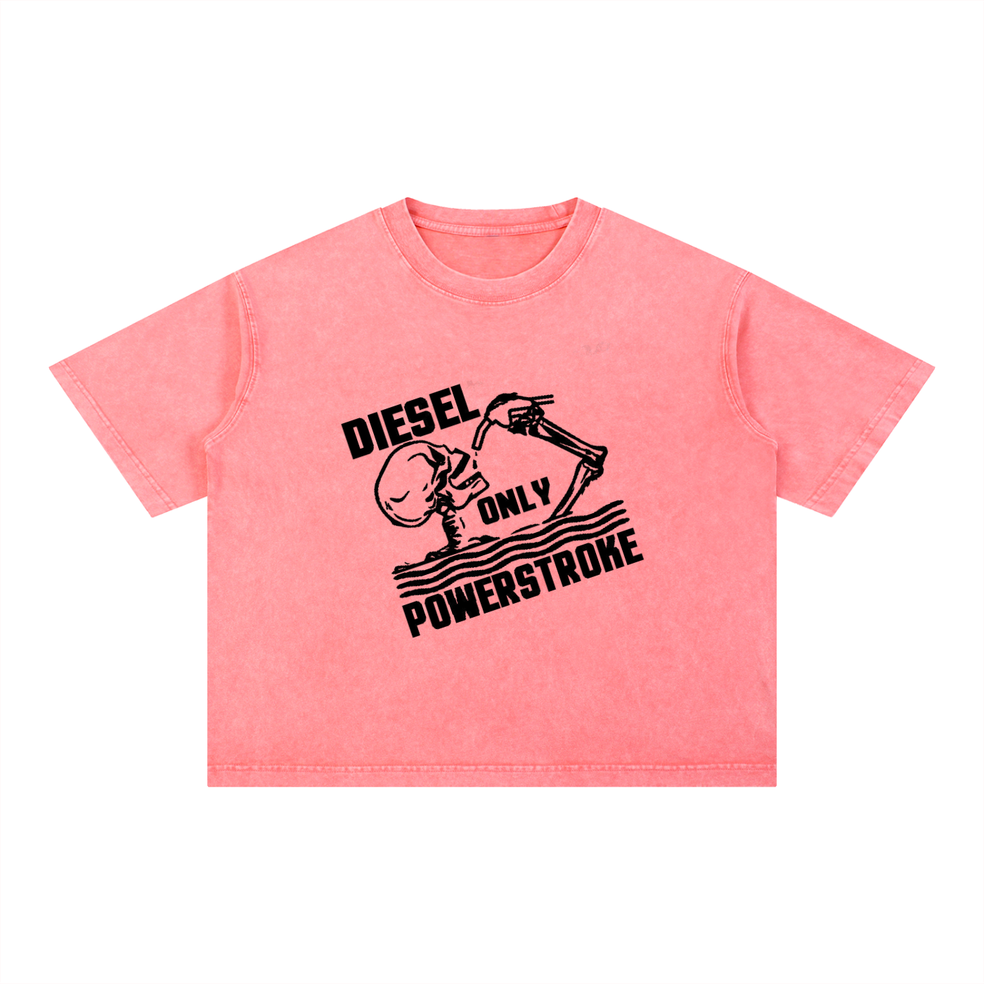 Mineral Wash Boxy Cotton T-Shirt