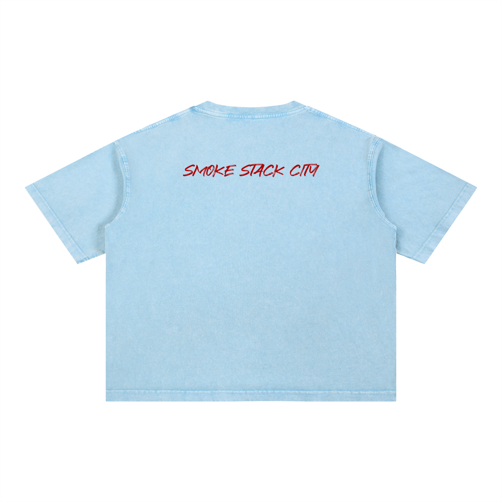 Mineral Wash Boxy Cotton T-Shirt
